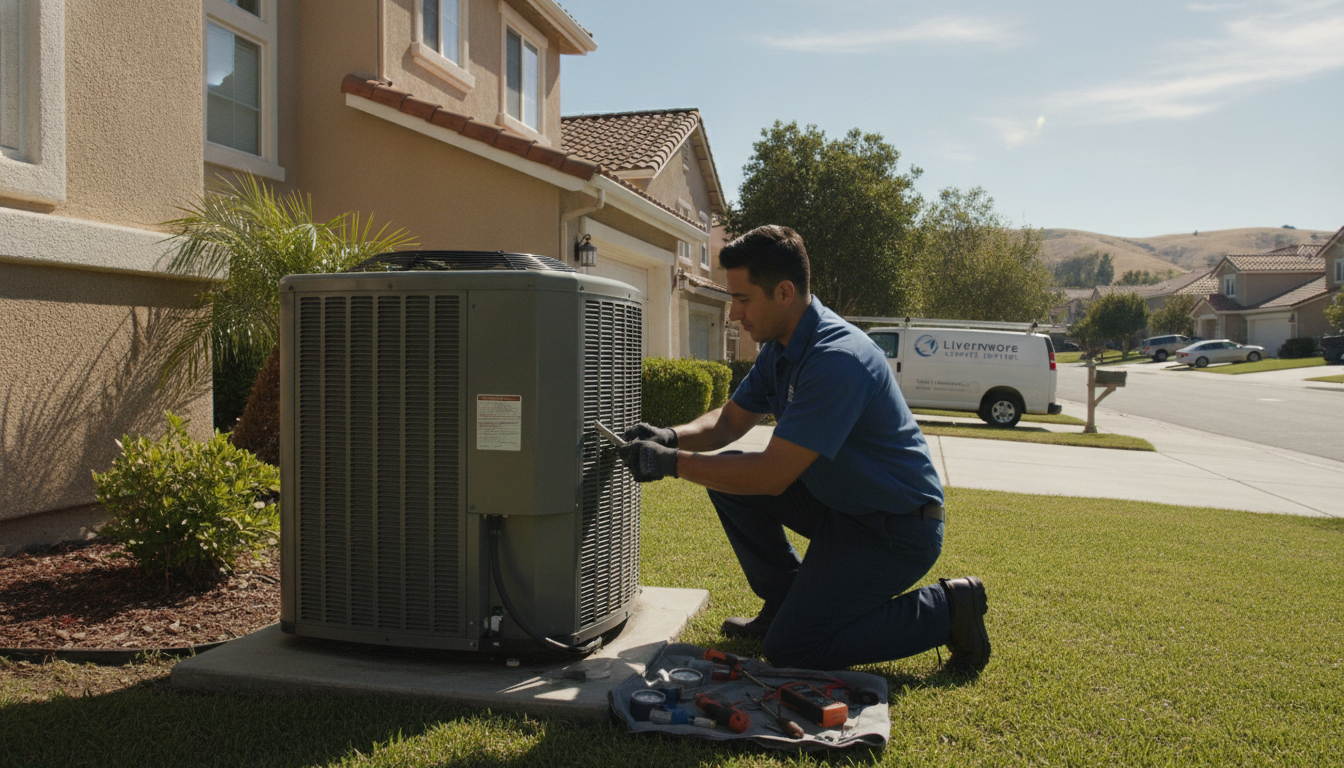 Airteks HVAC technician serving a Livermore home