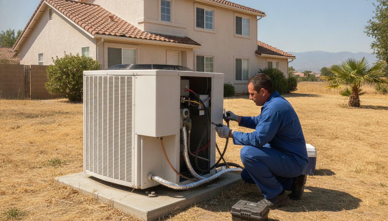 Airteks HVAC technician serving a Stockton CA Central Valley home