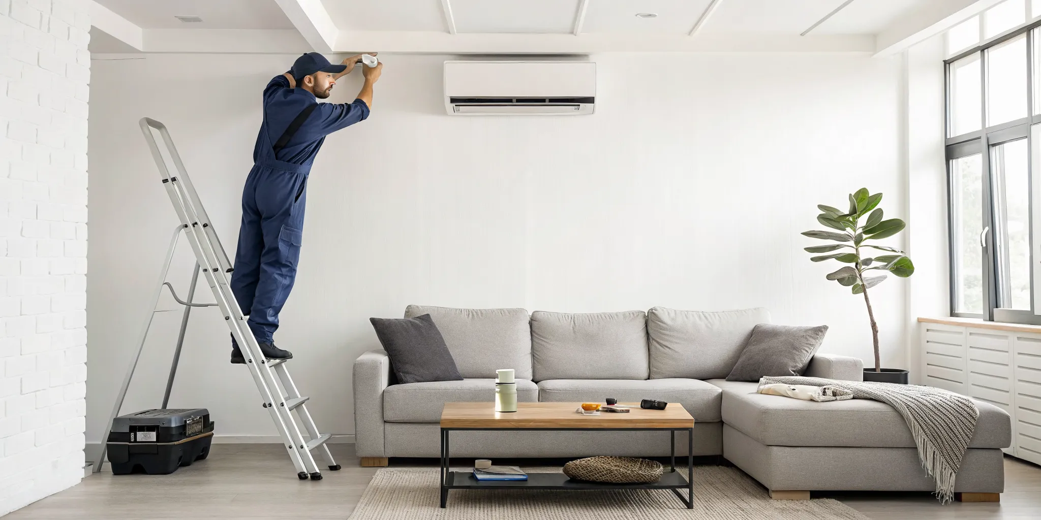 A technician's work is a major factor in the cost to install a new air conditioner.